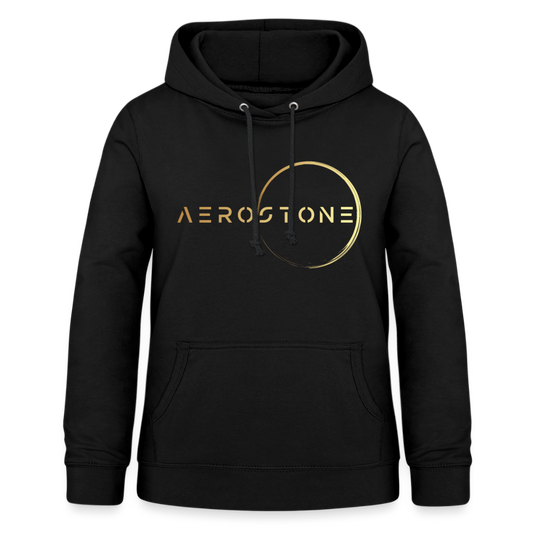Women's Hoodie (Black/Blue/Grey) - zwart