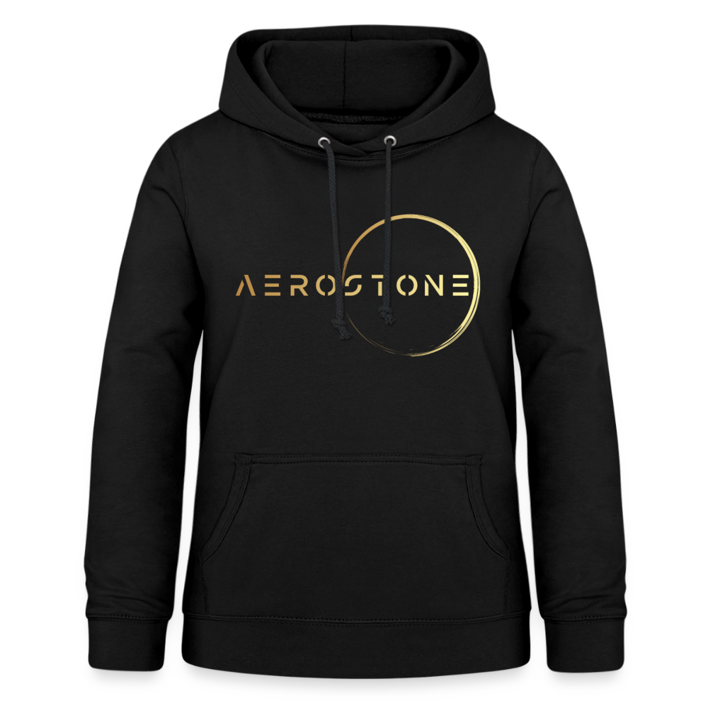 Women's Hoodie (Black/Blue/Grey) - zwart