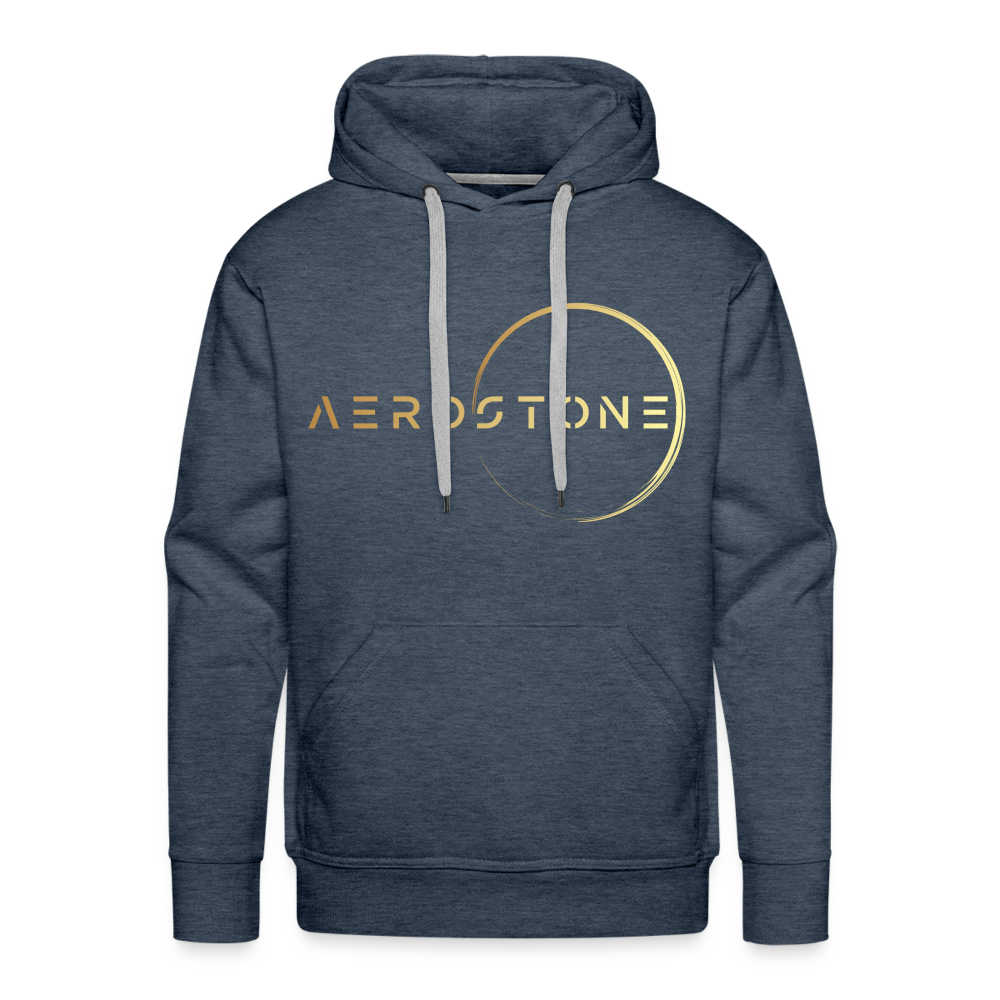 Aerostone - Men's Hoodie - jeansblauw