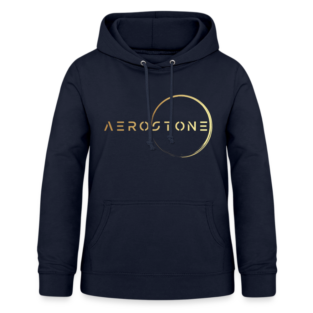 Women's Hoodie (Black/Blue/Grey) - navy