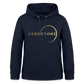 Women's Hoodie (Black/Blue/Grey) - navy