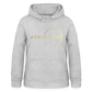 Women's Hoodie (Black/Blue/Grey) - lichtgrijs gemêleerd