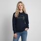 Women's Hoodie (Black/Blue/Grey) - navy