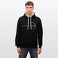 Men's Hoodie (Black/Blue) - zwart/grijs gemêleerd