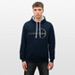 Men's Hoodie (Black/Blue) - navy/grijs gemêleerd