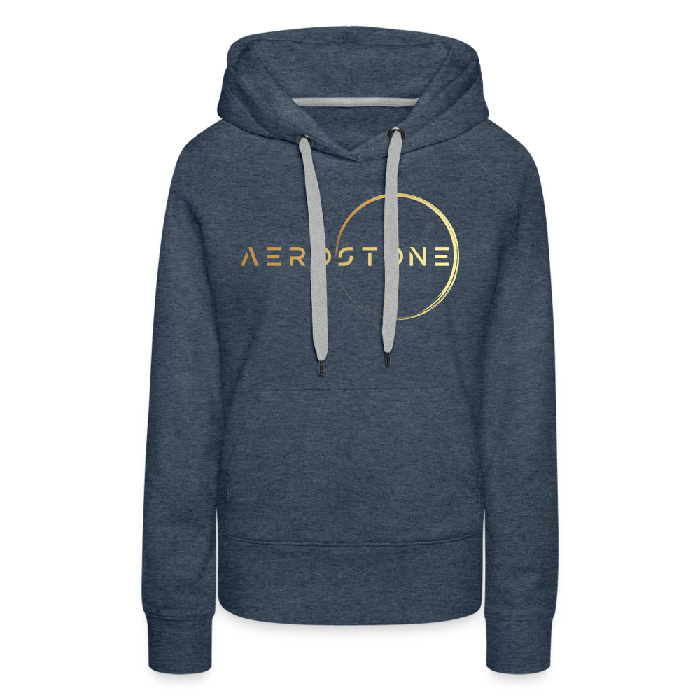 Vrouwen Premium hoodie - jeansblauw
