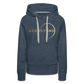 Vrouwen Premium hoodie - jeansblauw